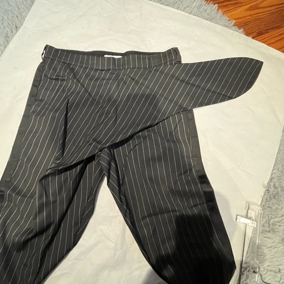 Men’s J.W. ANDERSON Wool Grey Pinstripe Trousers w/Side Panel SS 2015 - Picture 6 of 13